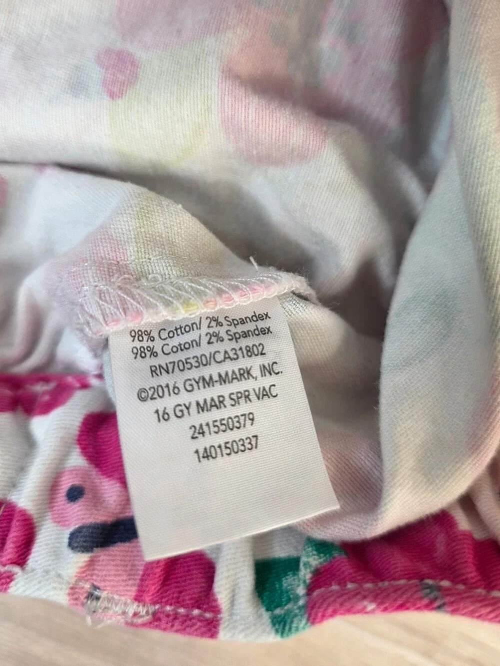 2006 Girls 3T Gymboree Pink Floral Shorts